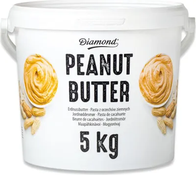 Produktbild von 5 kg DIAMOND Erdnussbutter aus Holland im Vorratsbehälter | Erdnusspaste | Peanut Butter Eimer