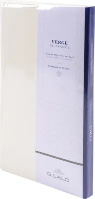 Produktbild von G.Lalo 5x Lalo, Korrespondenzset, 10 Karten und 10 Umschläge - Weiß 25000L