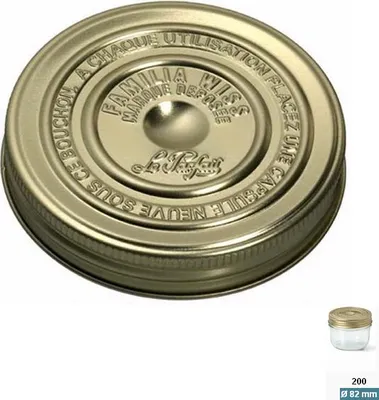 Immagine prodotto di Set di 6 tappi a vite 8,2 cm Le parfait 610087