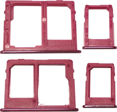 Immagine prodotto di Supporto per scheda SIM per Samsung Galaxy J6 Plus J610F 2018 Vassoio per scheda SD Rose Red