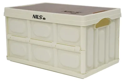 Zdjęcie produktu dla Składany NILS Camp NCB4007 z drewnianą pokrywą 2w1 9L