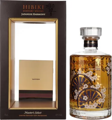 Produktbild von Suntory Hibiki Japanese Harmony Master's Select Japanese Blended Whisky Limited Edition 43% Vol. 0,7l in Geschenkbox