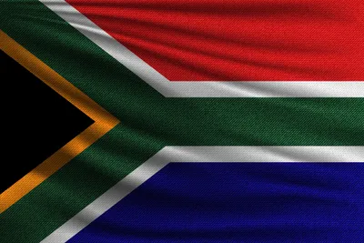 Produktbild von Flagge Südafrika mit Ösen - reißfest - 90 x 150 cm