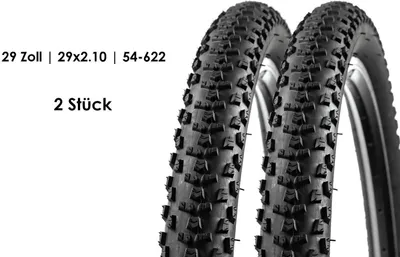 Produktbild von 2 Stück 29 Zoll Fahrrad Reifen 54-622 Mantel MTB Decke 29x2.10