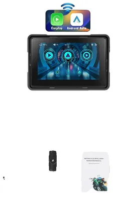 Immagine prodotto di GPS per moto, CarPlay wireless, design impermeabile, telecamera per auto CarPlay