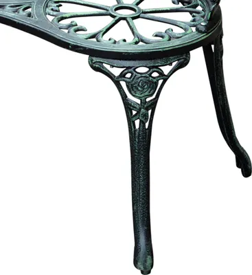 Produktbild von Outsunny Gartenbank Parkbank Sitzbank Garten Bank Gartenmöbel 2-Sitzer Metall