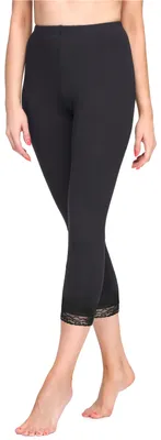Image de Leggings 3/4 pour femmes Merry Style MS10-290(Noir, 3XL)