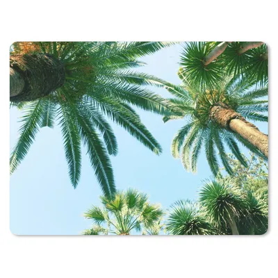 Produktbild von MuchoWow® Mauspad Mousepad Palmwedel - Himmel - Sommer - Tropisch 23x19 cm - Mousepads - Maus Mat - Pad - Mausunterlage - Schreibtischunterlage - Mauspad