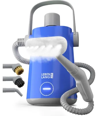 Immagine prodotto di Pulitore a vapore portatile - 1000 W - 300 ml - 10 accessori - Pulizia con vapore a 130 °C