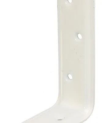 Produktbild von Alberts® Stützwinkel geprägt weiß beschichtet 80x120x40 mm