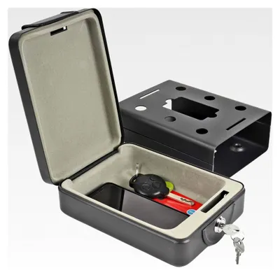 Produktbild von Mobilsafe Stahlsafe | 1,7 kg | inklusive Halterung | 2 Schlüssel | Safe