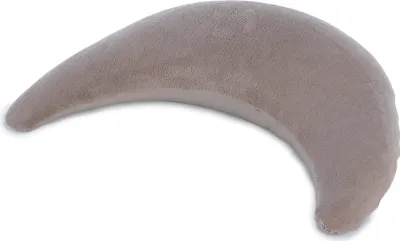 Produktbild von Theraline Plüschmond Frotteeplüsch / Elasthan 140x27cm Farbe Taupe