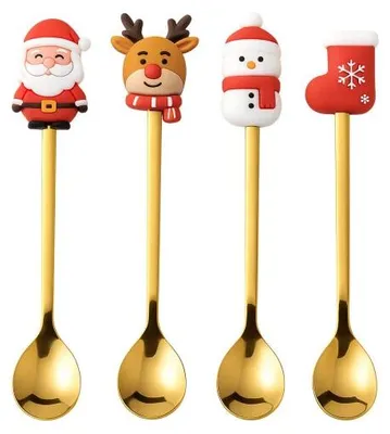 Produktbild von eCa LYZ4 s Weihnachts-Löffelset, 4-teilig