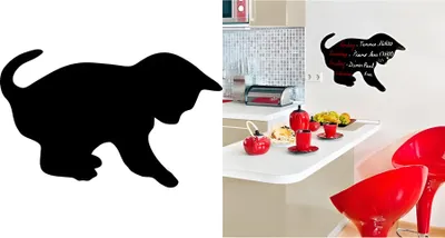 Produktbild von Securit FB-CAT, 300 x 500 mm, Melamin, Harz, Velcro, Schwarz
