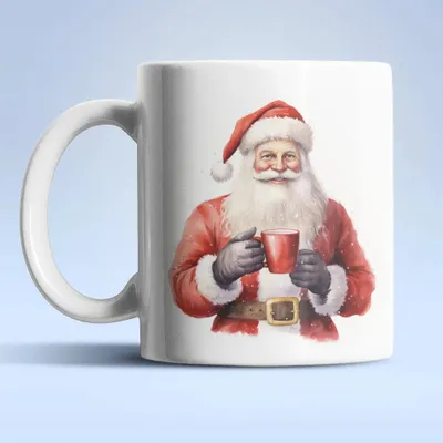 Produktbild von Weihnachtsmann Santa Claus Kaffeetasse Teetasse Geschenkidee