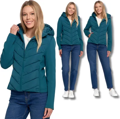 Immagine prodotto di Giacca Corta Di Transizione Da Donna Con Cappuccio Per L'autunno Calda Moraj Xl