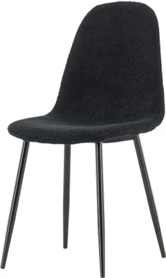 Produktbild von FURNLUX Esszimmerstuhl Polarschwarz 44cm / Hauptfarbe: Schwarz / Abmessungen: 44 x 53 x 88 cm