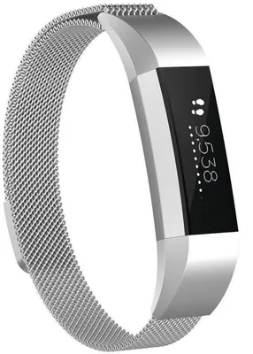 Produktbild von Silberfarbenes Armband passend für Fitbit Alta / Alta HR – Small – Milanese – Metall – CHPN