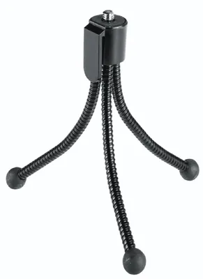 Produktbild von Hama Flexi, 3 Bein(e), Schwarz, 10 cm, 58 g