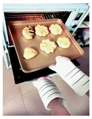 Produktbild von Hitzebeständige Backofenhandschuhe 2 Stück