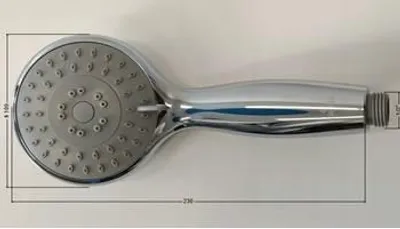 Produktbild von Deante XNCE3SCD3 Duschkopf 3 Funktionen Chrom