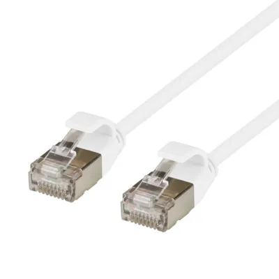 Produktbild von RJ45 Patchkabel Cat.6A U/FTP TPE -- 4mm ultraflex grau 0,25m