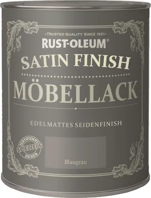 Produktbild von Rust-Oleum Satin Finish Möbellack Blaugrau 750 ml