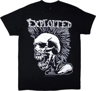 Zdjęcie produktu dla The Exploited Mohican Skull Black XL Koszulka