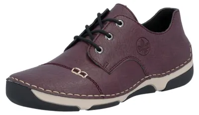 Produktbild von Rieker Damen Sneaker sportlich Schnürer Ziernähte 55920, Größe:41 EU, Farbe:Rot