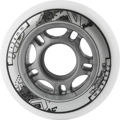 Obrázek produktu pro Kolečka na skateboard 72x24mm 82A bílá (sada 4 ks)