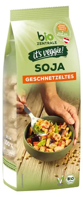 Zdjęcie produktu dla Ekologiczne plastry sojowe pikantne, bogate w białko, wszechstronne i pyszne 150g