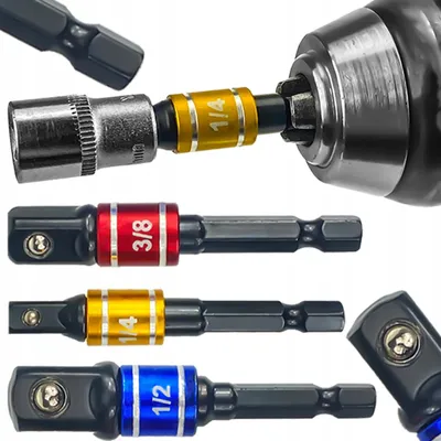 Obrázek produktu pro Sada adaptérů pro břitové destičky Redukce Pro 1/4 3/8 1/2 3 kusy Holdx Holdxadap