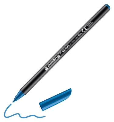 Produktbild von Edding 1200, Blau, Schwarz, Blau, Kunststoff