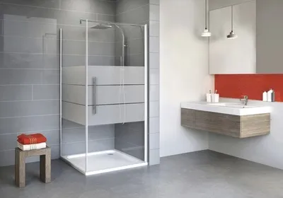 Produktbild von SCHULTE Drehtür inkl. Seitenwand Alexa Style 2.0 80 x 90 x 192 cm Nachbildung Depoli Light Profilfarbe alpinweiß