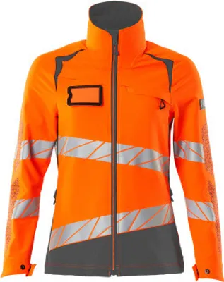 Produktbild von MASCOT® Jacke, Damen, ULTIMATE STRETCH Arbeitsjacke Größe 5XL, hi-vis orange/dunkelanthrazit | Packung (1 Stück)