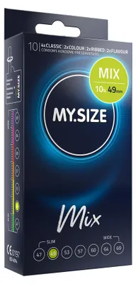 Immagine prodotto di My.Size Mix Preservativi misura 2, 49 mm, confezione standard, 10 Pezzi
