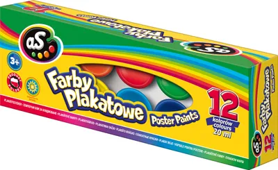 Zdjęcie produktu dla Astra Farby plakatowe 12 kolorów