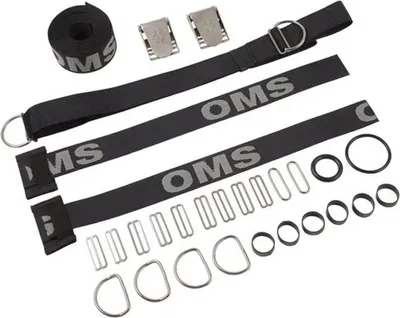 Obrázok produktu pre Oms Smartstream Strap Set With Fittings Black Black Jedna veľkosť