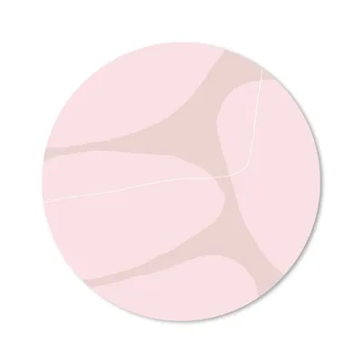 Produktbild von MuchoWow® Mauspad Mousepad Rosa - Geometrische Formen - Abstrakt 40x40 cm - Mousepads - Maus Mat - Pad - Mausunterlage - Schreibtisch Accessoires