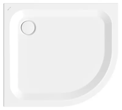 Image de Receveurs de douche quart de cercle BetteCorner, à côtés inégaux, 900x750x35mm, 8159-415