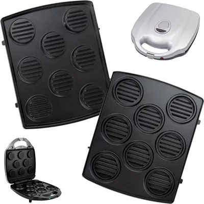 Immagine prodotto di Piastre intercambiabili per Multimaker ZN-2000W | Rivestimento antiaderente | Hamburger - Resto