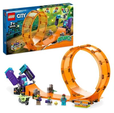 Zdjęcie produktu dla LEGO City Kaskaderska pętla i szympans demolka, Zestaw do budowania, 7 lat(a), Plastik, 226 szt., 630 g