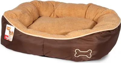 Produktbild von Karlie Chipz - Hundebett - Polyester/Plüsch - Beige - 63x60x20 cm