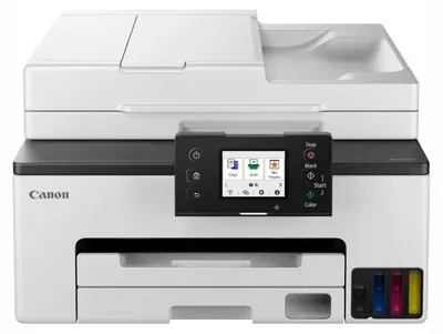 Zdjęcie produktu dla Canon MAXIFY GX2050, Atramentowa, Drukowanie w kolorze, 600 x 1200 DPI, Kopiowanie w kolorze, A4, Czarny, Biały