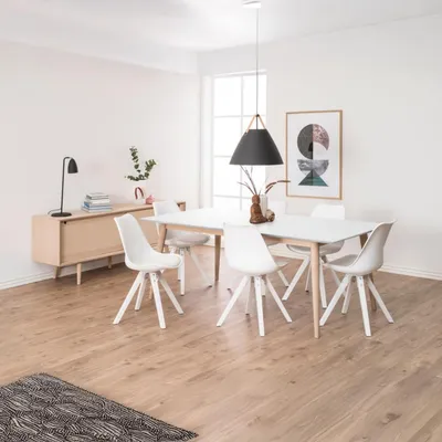 Productafbeelding van Dressoir Dysta Eikenfineer Wit 180cm - Giga Living