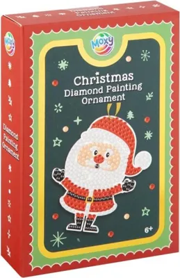 Obrázek produktu pro MOXY Diamantové malování Vánoční ozdoby Santa