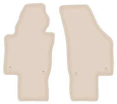 Produktbild von DURBAN Beige Velours-Fußmatten vorne für Volkswagen Passat B6/B7 USA Limousine, Kombi (2005-2014)