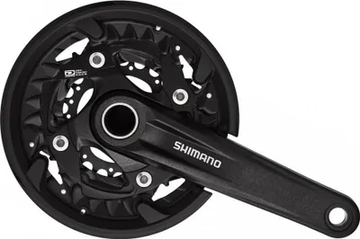Image de Pédalier SHIMANO FC-MT500 10 vitesses 170 mm 40-30-22 dents - 10 vitesses, 170 ...