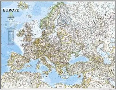 Obrázek produktu pro National Geographic Mapa Evropy Classic, Planokarte