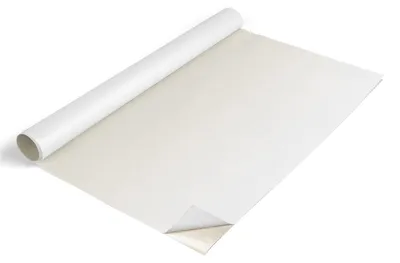 Imagen del producto de Película adhesiva para muebles - Película autoadhesiva para muebles, 100x50 cm - Película para muebles, ideal para armarios - Película para muebles - Película para la cocina - Resistente al agua - Lavable - Autoadhesiva - Sin burbujas de aire - Degradado de color beige